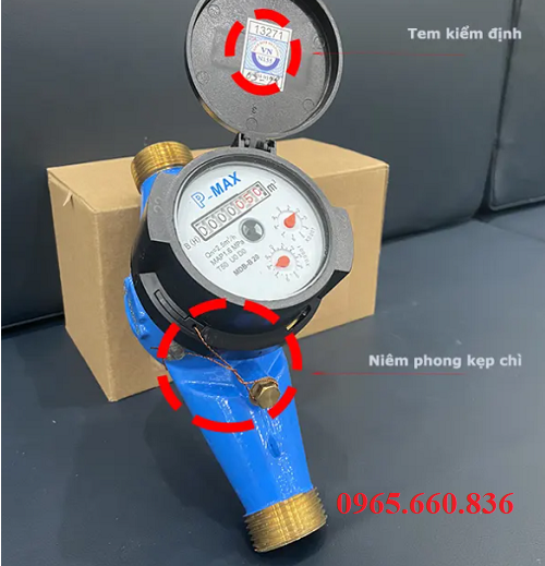 Làm thế nào khi niêm chì đồng hồ nước bị đứt