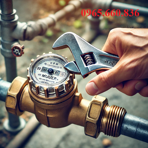 Hướng dẫn chi tiết cách khóa van đồng hồ nước