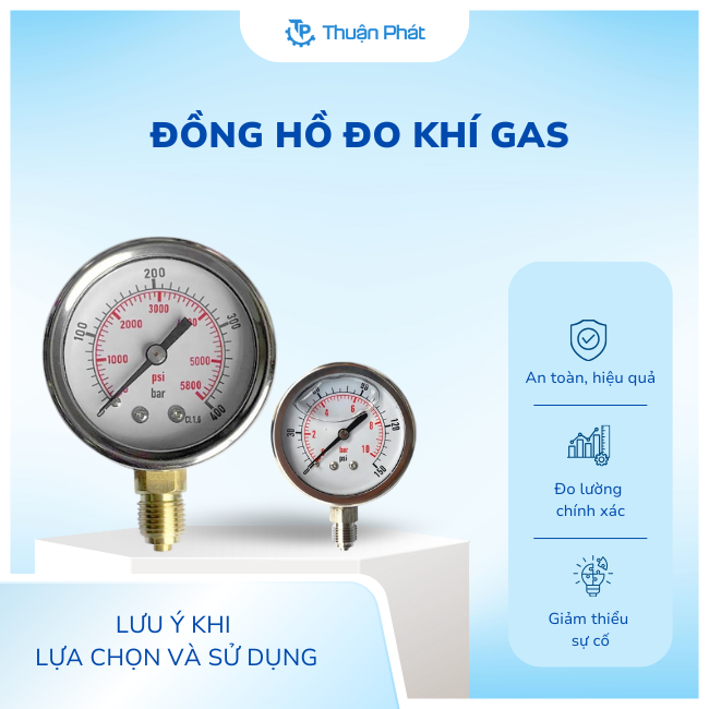 Lưu ý khi lựa chọn và sử dụng đồng hồ đo khí Gas