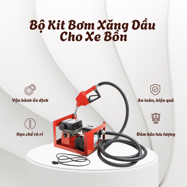 Bộ Kit Bơm Xăng Dầu Cho Xe Bồn
