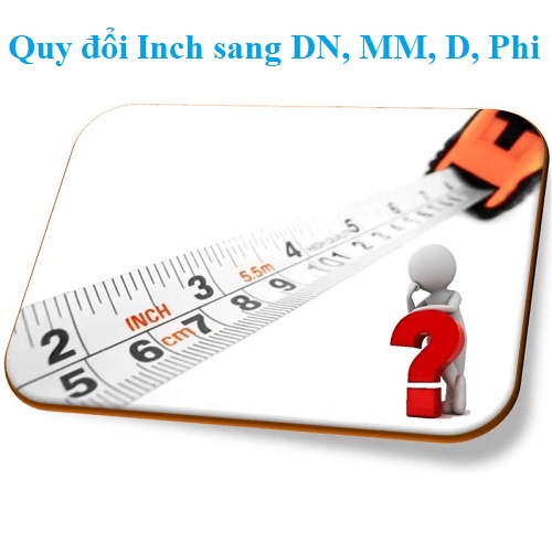 Bảng quy đổi kích thước Inch sang DN, MM, D, PHI
